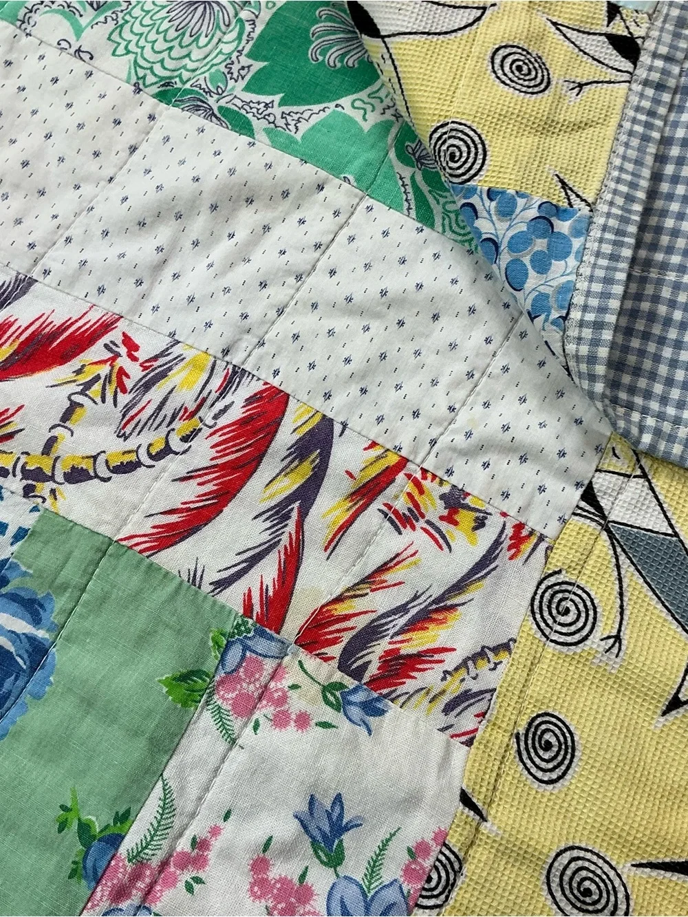 Handmade vintage patchwork
